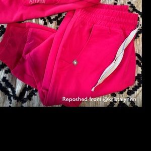 Figs pink limited edition medium jogger